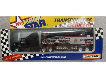 Matchbox Dale Earnhardt #3 1995 Superstar Transporters Series II New Goodwrench Racing