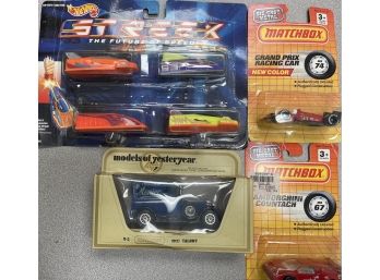 Mixed Lot Of Hot Wheel Items. Diecast And Other. Yesteryear Model, Lamborghini, GrNd Prix, Streex
