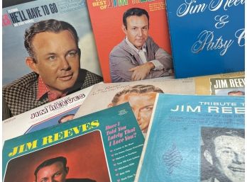 Lot Of 10 Jim Reeves Lp Vinyl Records