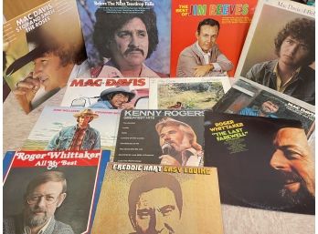 12 Country Records Jim Reeves Kenny Rogers Roger Whitaker Mac Davis Freddie Fender Don Williams Freddie Hart