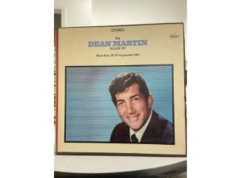 Dean Martin Deluxe Box Set Over 30 Greatest Hits 3 Vinyl Records
