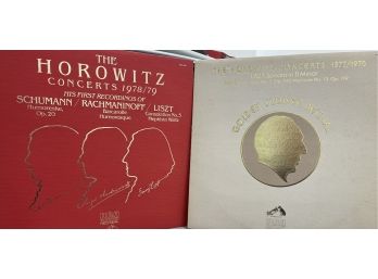 2 Lps Vinyl Records Classical The Horowitz Concerts 1977/1978 1978/79. NmEx & NMVG