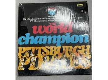 LP The World Champion Pittsburgh Pirates 1971 Official Record Album Play-by-play.
