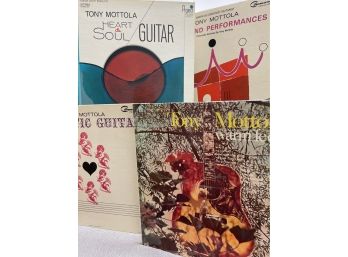 4 Gatefold Lp Vinyl Lot Of Tony Mottola Great Guitarist!