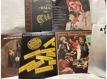 Lp Records 6 Kenny Rogers 33s. Transition The Gambler Greatest Hits The Ballad Of Calico