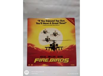 Firebirds Nicolas Cage Tommy Lee Jones Sean Young Stereo Laser Video Disc Laserdisc