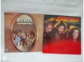Two Bee Gees Lp Records Horizontal, Spirits Having Flown