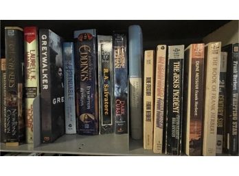 Shelf Of Books, Sci-fi Fantasy And Other Fiction.