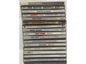 17 Cd Country Dixie Chicks Joe Diffie Johnny Cash Yarwood Twain Jackson Travis Toby Keith And More