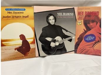 3 Lp Records Neil Diamond Jonathon Living Seagull Best Years Of Our Lives Just For You
