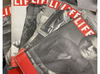 6 War Year Life Magazines Great Advertising And War Stories & Photos!