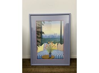 Framed And Signed Art Deco Style Print