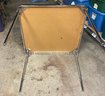 Vintage Lightweight But Quality Folding Table With Chrome Legs  34x34