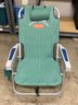 Tommy Bahama Relax Folding Lounge Chair With Cooler On Back