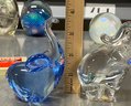 Lot Of 2 Elephant Paperweights