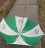 Large Vintage Heineken Beer Umbrella