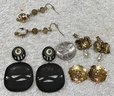 Lot Of 4 Pairs Of Really Nice Unique Pierced Ear Earrings (12)