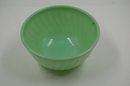 Vintage Fire-king Ovenware Green Glass 8' Mixing Bowl Jadeite