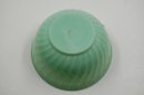 Vintage Fire-king Ovenware Green Glass 8' Mixing Bowl Jadeite