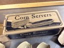 Vintage Corn On The Cob Servers Set Of Four