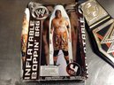 WWE Wrestling Belt And Inflatable Boppin / Punching Bag