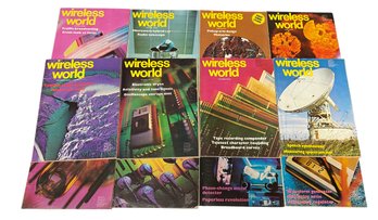 Vintage Wireless World Magazines Jan-Dec 1978 Lot Of 12 Awesome Electronics Info & Ads
