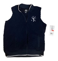 NWT New York Yankees Women's Sherpa Vest Size Medium