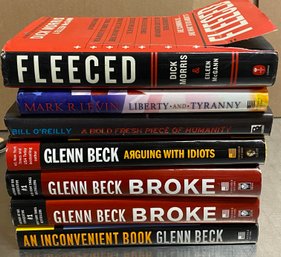 Lot Of Political Books Glenn Beck Bill Oreilly Mark Levin