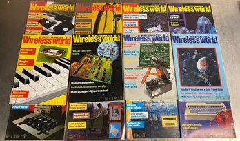 Vintage Electronics & Wireless News Magazines Jan-Dec 1985 Lot Of 12 Awesome Electronics/Computers Info & Ads