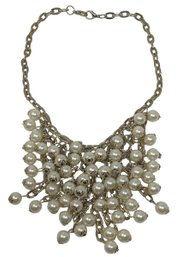 Faux Pearl Chain Necklace (31)