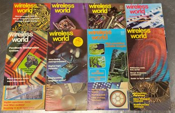 Vintage Wireless World Magazines Jan-Dec 1981  Lot Of 12 Awesome Electronics Info & Ads