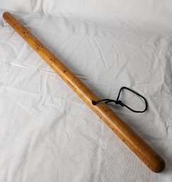 Vintage / Antique 26' Police Wood Baton Night Stick - Collectible, Not For Use