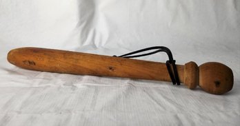 Vintage / Antique 15.25' Police Wood Baton Night Stick- Collectible, Not For Use