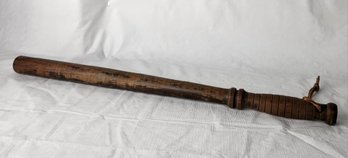 Vintage / Antique 22' Police Wood Baton Night Stick - Collectible, Not For Use