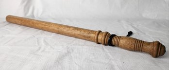 Vintage / Antique 22.75' Police Wood Baton Night Stick -Collectible, Not For Use