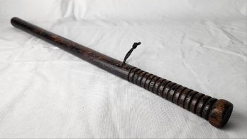 Vintage / Antique 25.25' Police Wood Baton Night Stick -Collectible, Not For Use