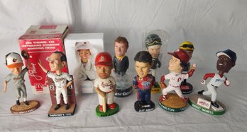 Assorted Baseball, NASCAR, Jockey Bobbleheads - Sports Memorabilia