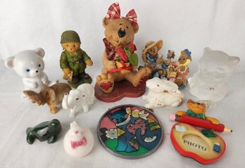 Animal (Bear, Cat, Rabbit, Elephant, Reindeer, Seal) Themed Figures & Home Decor