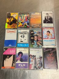 Lot Of 12 Cassettes Gladys Knoght Aretha Franklin Dramatics