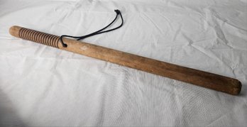 Vintage / Antique 24' Police Wood Baton Night Stick - Collectible, Not For Use