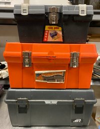 Lot Of Hard Case Tool Boxes (Empty)