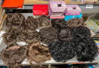 Lot Of 21 Wigs/Hair Piece Miscellaneous Brands