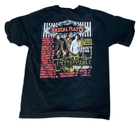 Rascal Flatts Unstoppable Tour 2009 T-shirt Size Medium