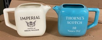 Thornes Scotch And Imperial Whiskey Alcohol Liquor Advertising Pitcher