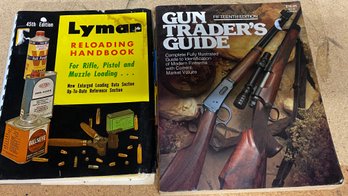 Lot Of  Gun Books Lyman Reloading Handbook 45th Edition And Gun Traders Guide