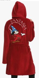 Brand New Officially Licensed Disney Fantasia Bathrobe Mickey Mouse Size Xs/s