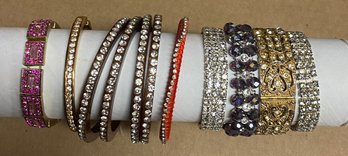 Lot Of Rhinestone Bracelets (96)