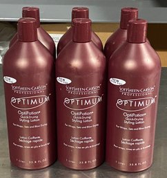 New Soft Sheen Carson Optimum Optipotion Quick Drying Styling Lotion 33.8 Oz Each Lot Of 6