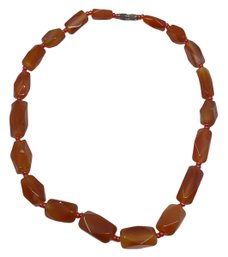 Real Stone Necklace (possibly Butterscotch Amber) (32)
