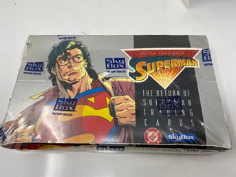 Factory Sealed The Return Of Superman Skybox Trading Cards Box